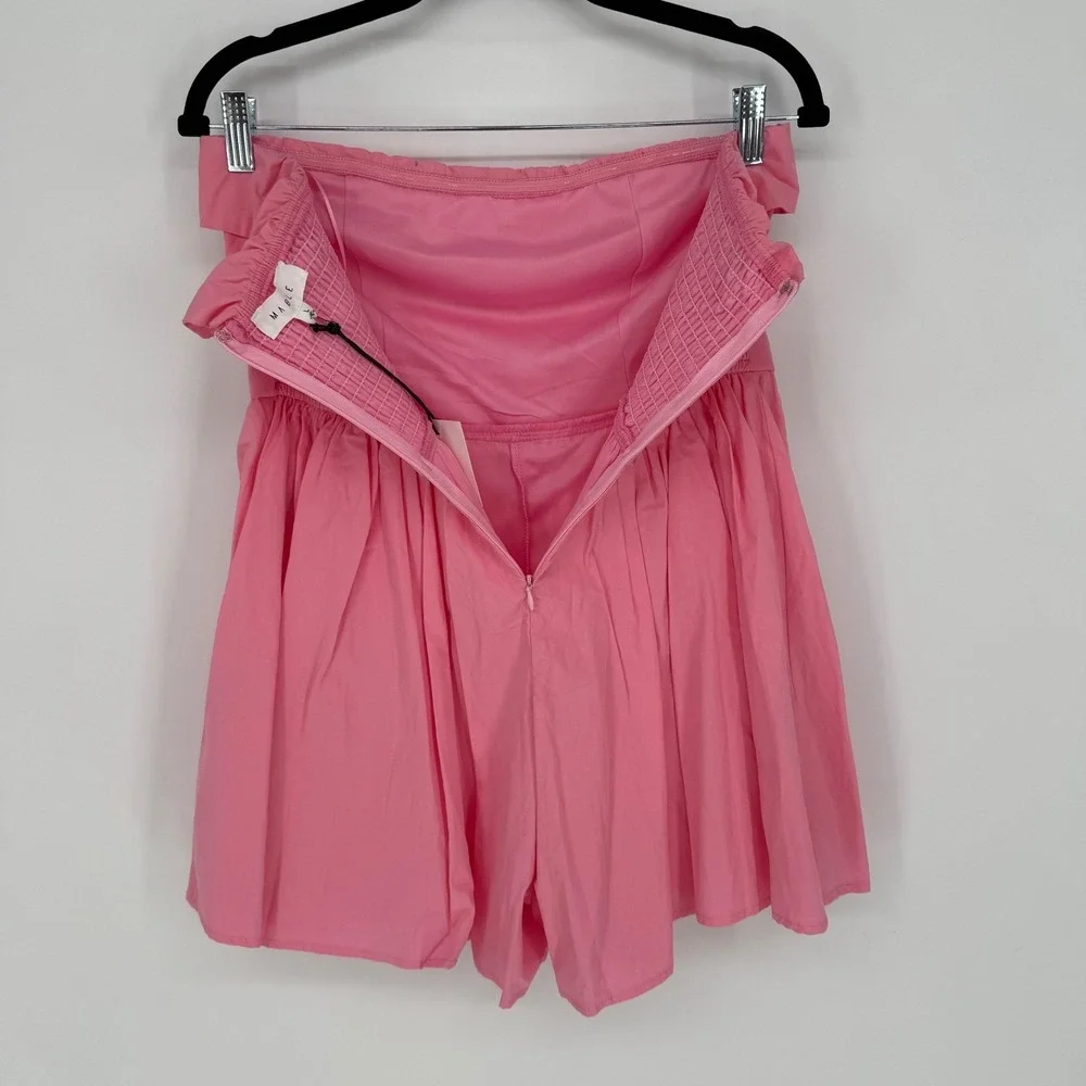 MABLE STRAPLESS ROMPER COTTON CANDY PINK LARGE NWT‎ - Picture 7 of 9
